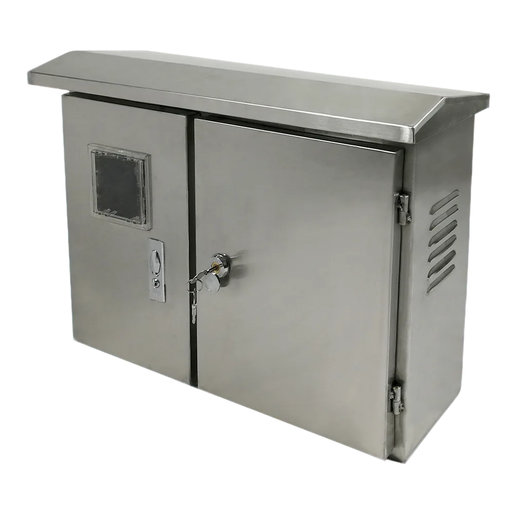 Caja de distribución metálica