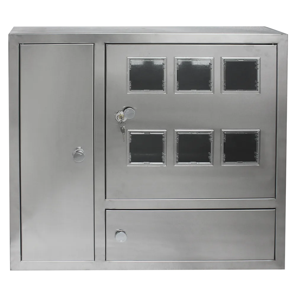 Caja de medidor eléctrico metálica