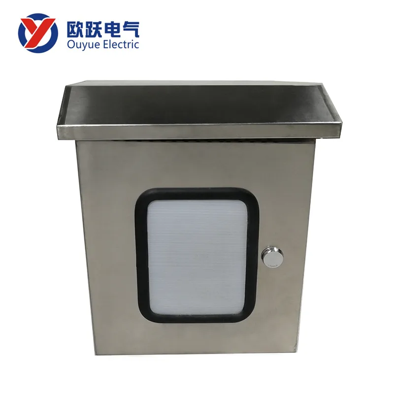 Caja de doble puerta de acero inoxidable para puertas interiores y exteriores